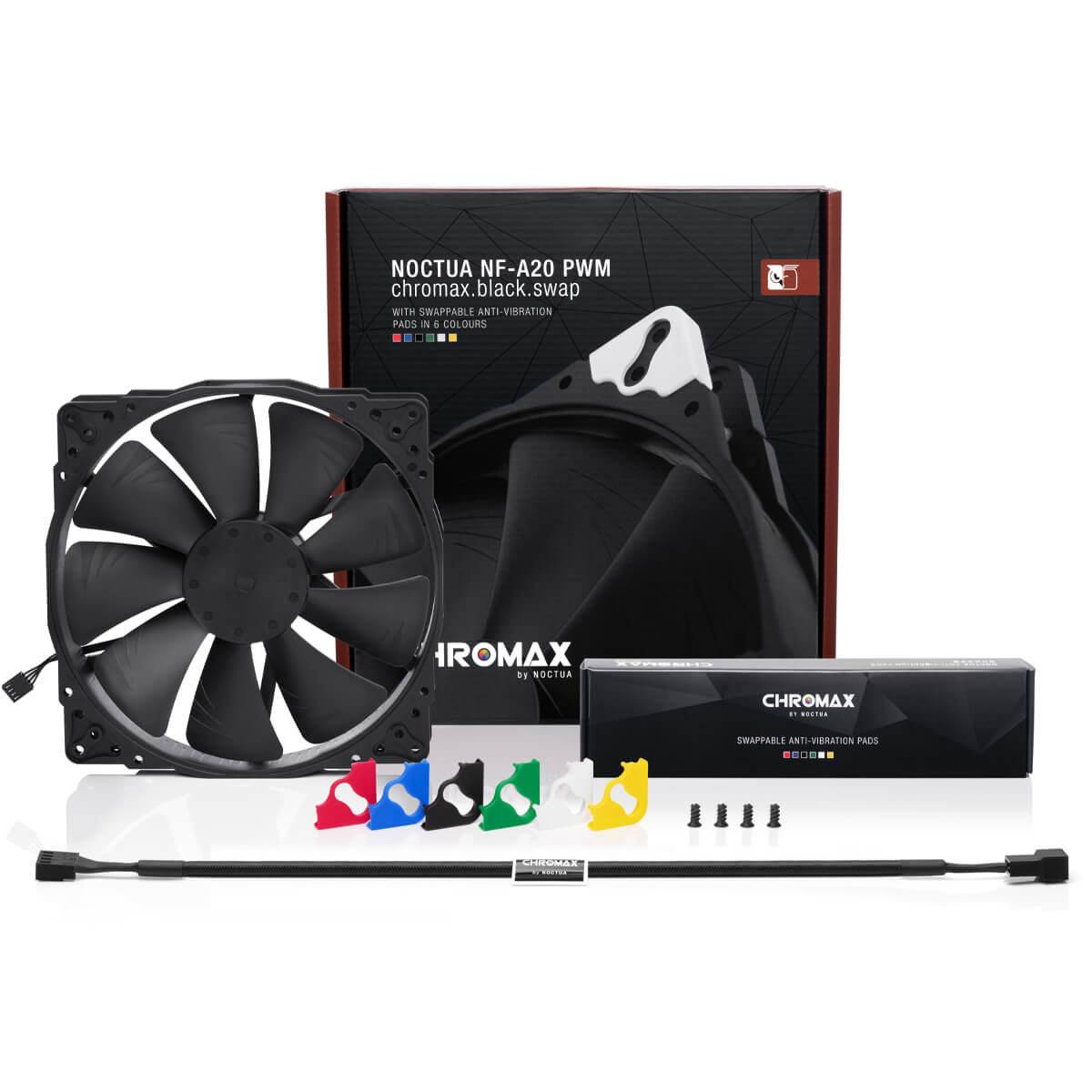 Noctua NF-A20 PWM Chromax Black 200mm 800rpm Fan