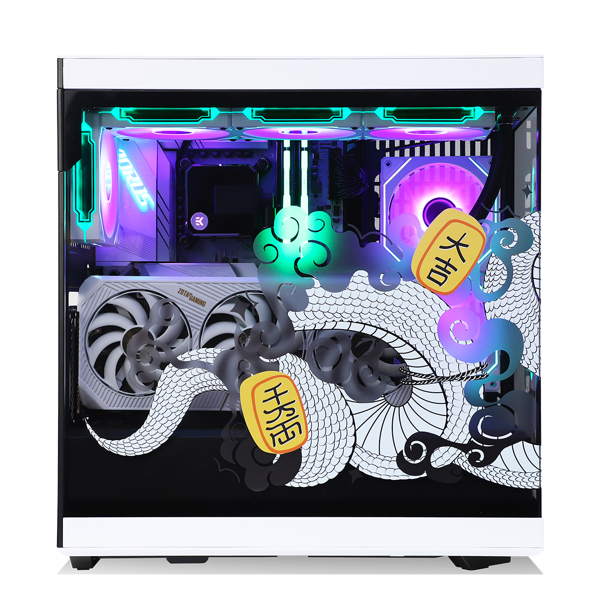 Solid Snake RTX 5070 Ryzen 7 9800X3D Gaming PC - WhiteCobra