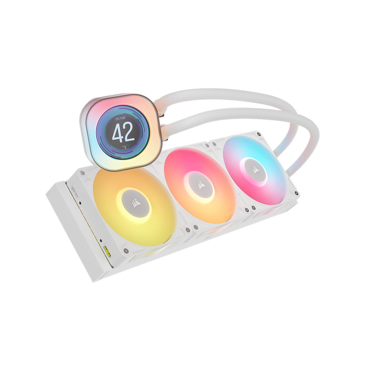 Corsair iCUE Link Titan 360 RX LCD White Water Cooling CPU Cooler 360mm Radiator