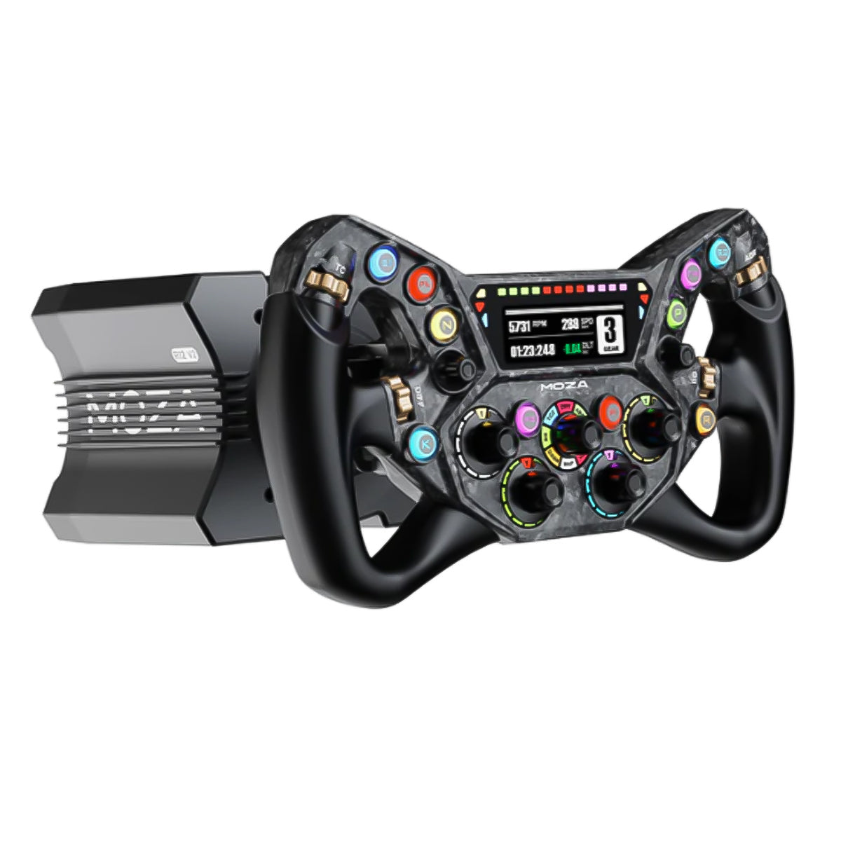 Moza KS Pro HD Display Butterfly-Style Steering Wheel