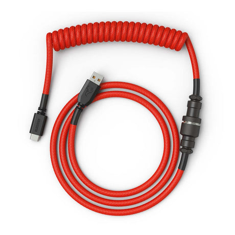Glorious Coiled Cable - Crimson Red