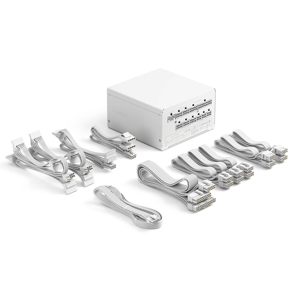 Fractal Design Ion 3 1000W 80 Plus Gold ATX 3.1 PCIE Gen 5 Fully Modular Power Supply - White