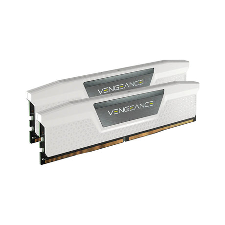 Corsair Vengeance 32GB (2X16GB) DDR5-6000 CL30 Memory - White (CMK32GX5M2B6000Z30W)