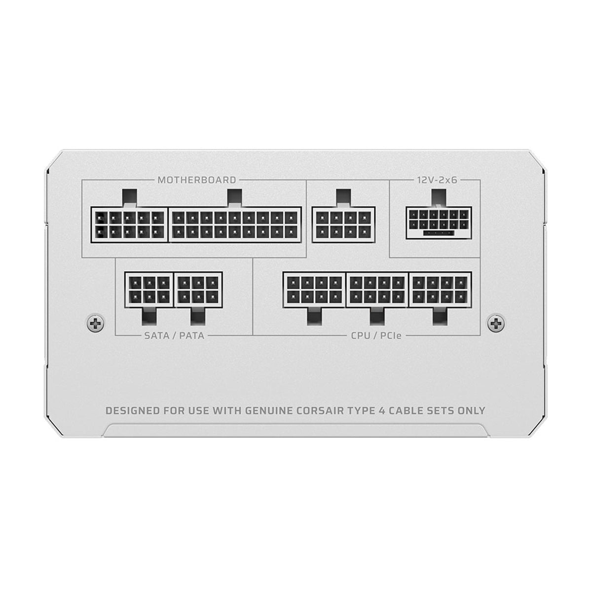 Corsair RM1000e 1000W Gold Fully Modular Power Supply - White (2025)