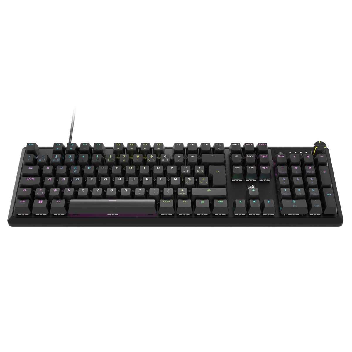 Corsair K70 Core Full Sized Wired RGB Mechanical Gaming Keyboard - Black