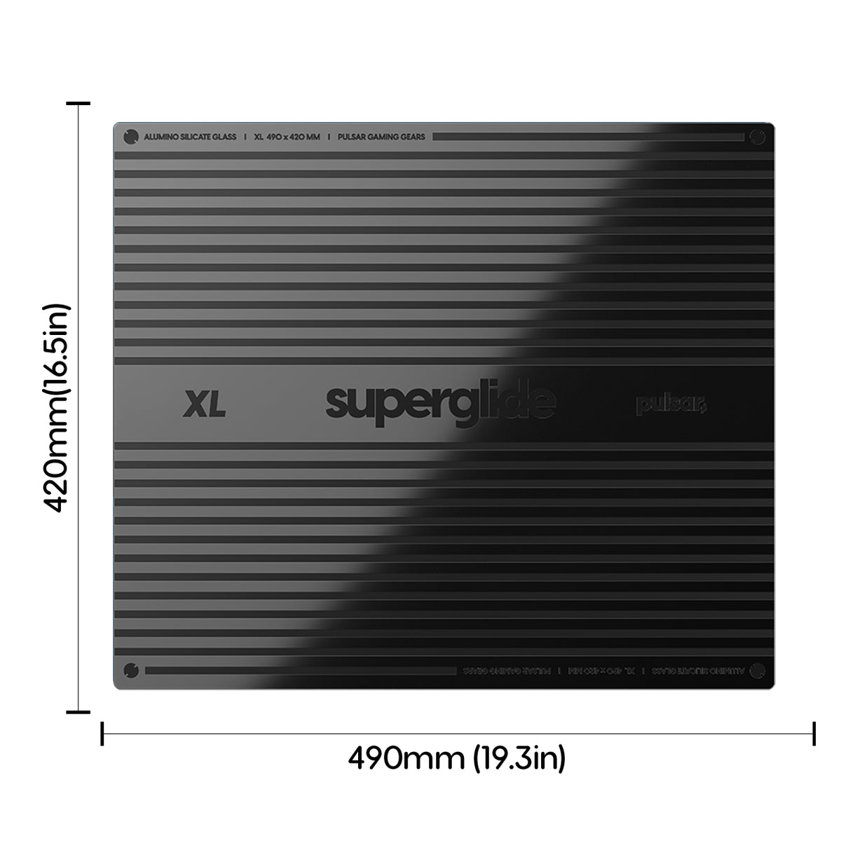 Pulsar Superglide Pad v2 Glass Mouse Pad XL - Aimerz+ Yui Edition