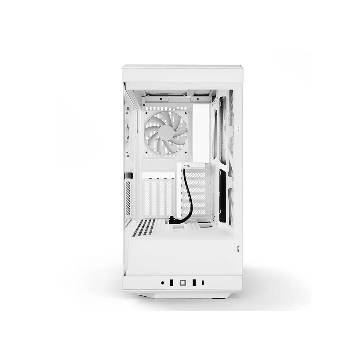 Hyte Y40 Tempered Glass Mid Tower Case - Snow White