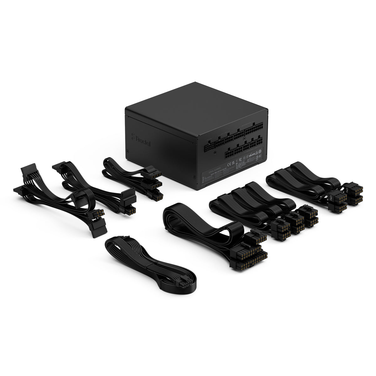 Fractal Design Ion 3 750W 80 Plus Gold ATX 3.1 PCIE Gen 5 Fully Modular Power Supply - Black