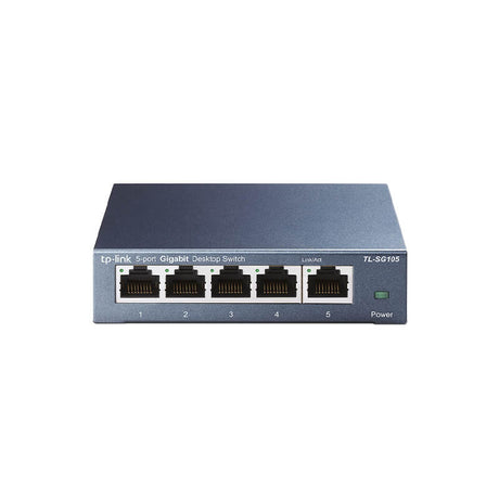 TP-Link TL-SG105 Steel Housing 5-Port 100/1000Mbps Desktop Switch