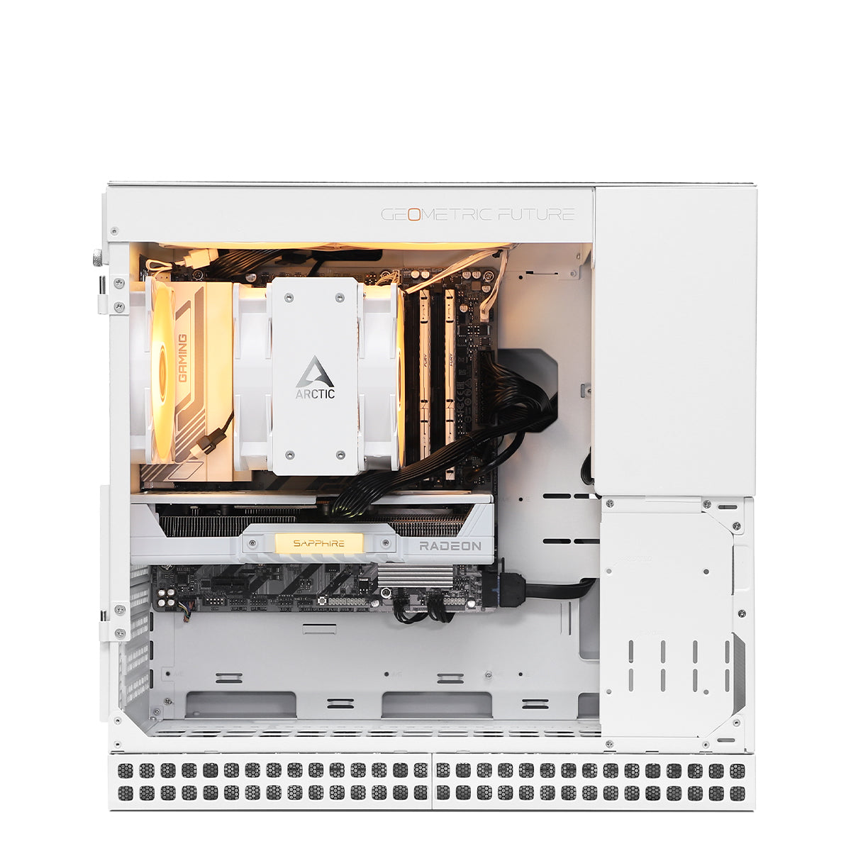 Gravity RR RX 9060 XT 16GB Ryzen 5 7500F Gaming PC - WHITE