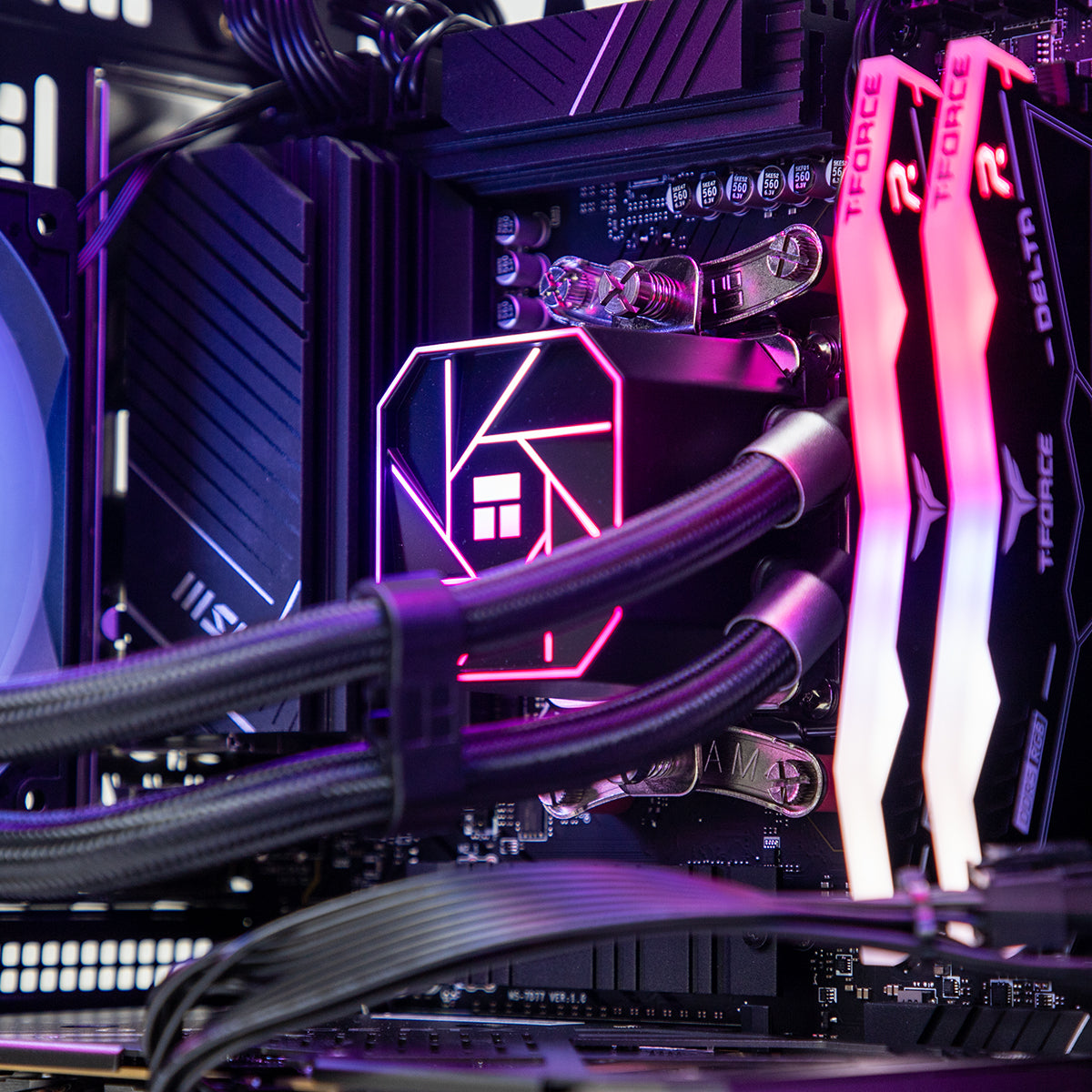 Catalyst NEO RTX 5060 Ryzen 5 7500F Gaming PC - BLACK