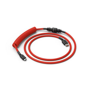 Glorious Coiled Cable - Crimson Red