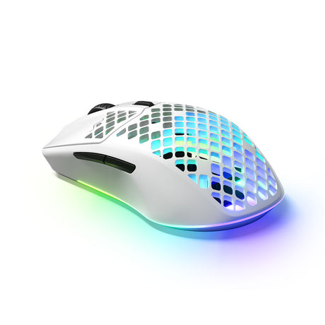 SteelSeries Aerox 3 Wireless Gaming Mouse - Snow