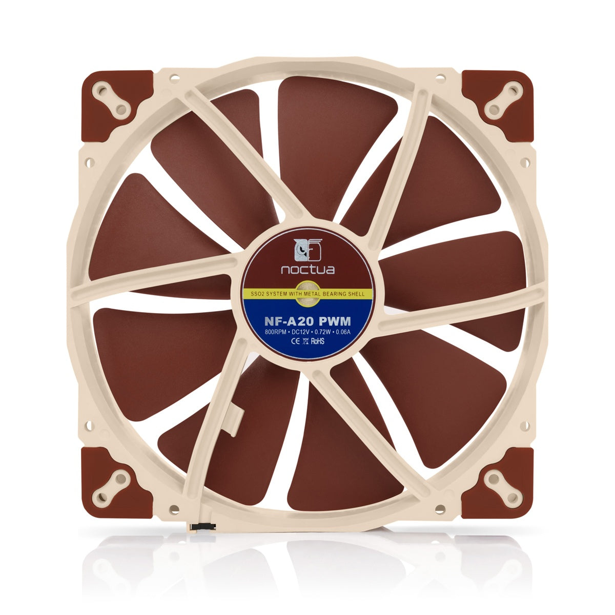 Noctua NF-A20 PWM 200x200x30mm 4-pin PWM 800/350rpm