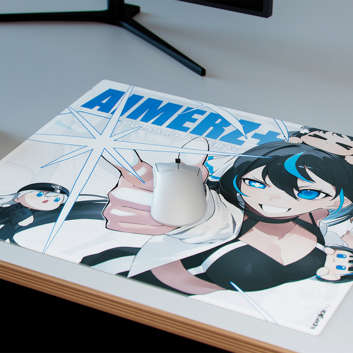 Pulsar Superglide Pad v2 Glass Mouse Pad XL - Aimerz+ Yui Edition