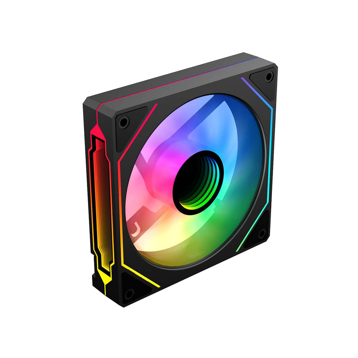 Sama YF1202 ARGB 120mm Infinity Mirror Reversed Fan OEM - Black