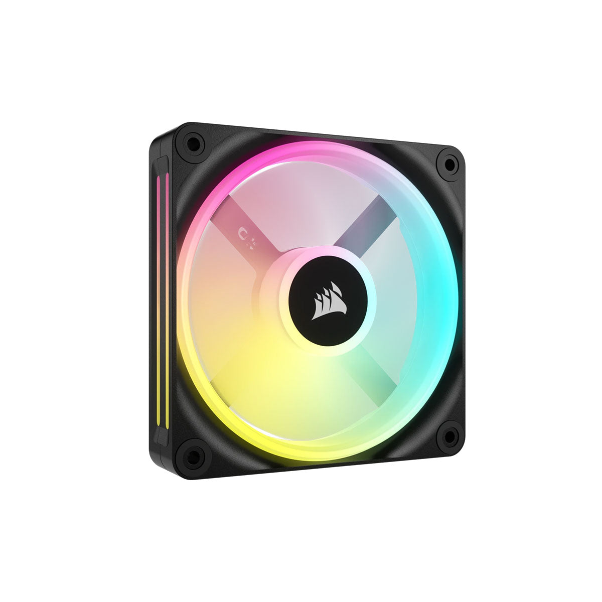 Corsair iCUE LINK QX120 RGB 120mm Magnetic Dome RGB Fan, Single Fan