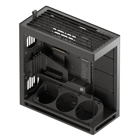 Havn HS 420 VGPU PCIE 5.0 ATX Mid Tower Case - Black