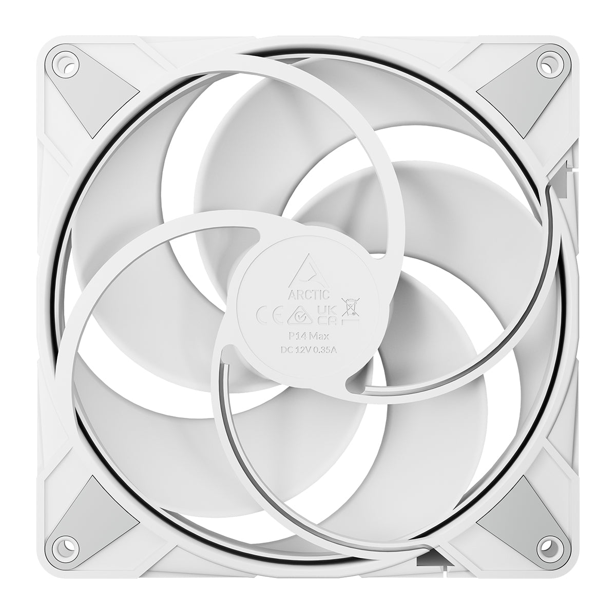 Arctic P14 Max PWM 140mm High Performance Fan - White