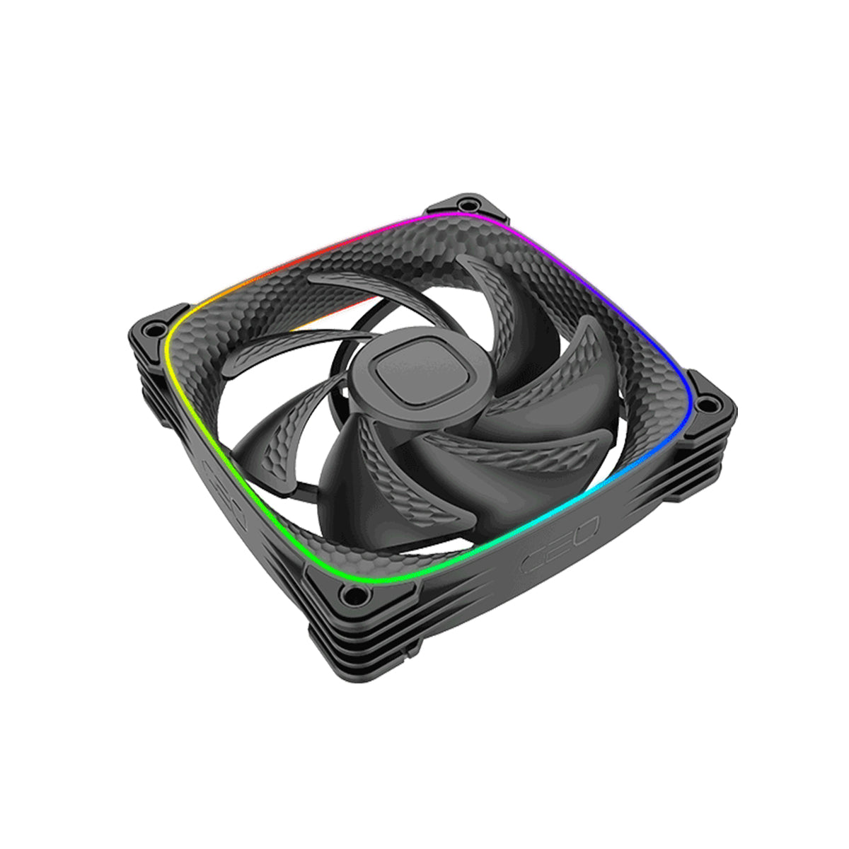 Geometric Future Squama 2503 120mm RGB PWM Case Fan - Black