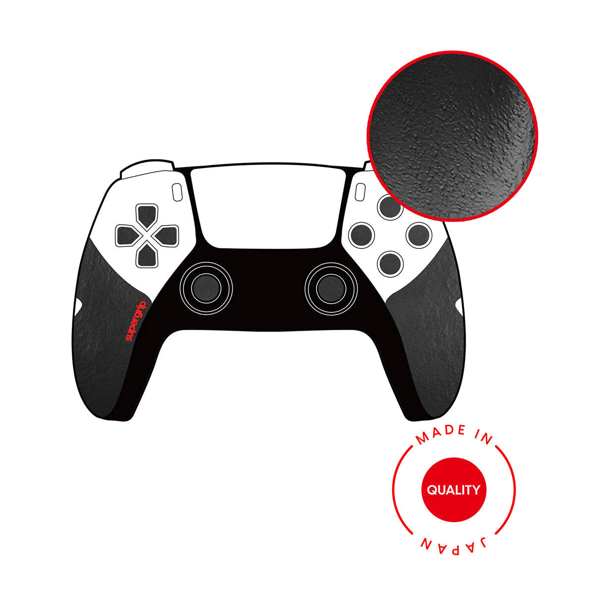 Pulsar Supergrip Grip Tape for PS5 DualSense Controller