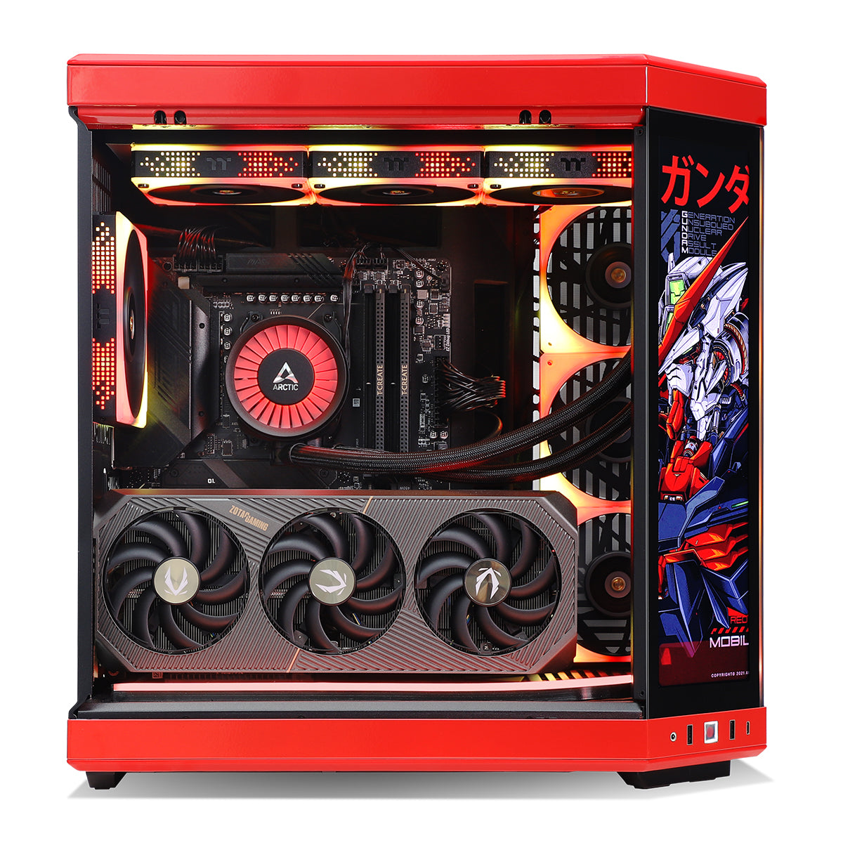 Abyssal AMP RTX 5080 Ryzen 7 9800X3D Gaming PC - FLAME Infinite Edition