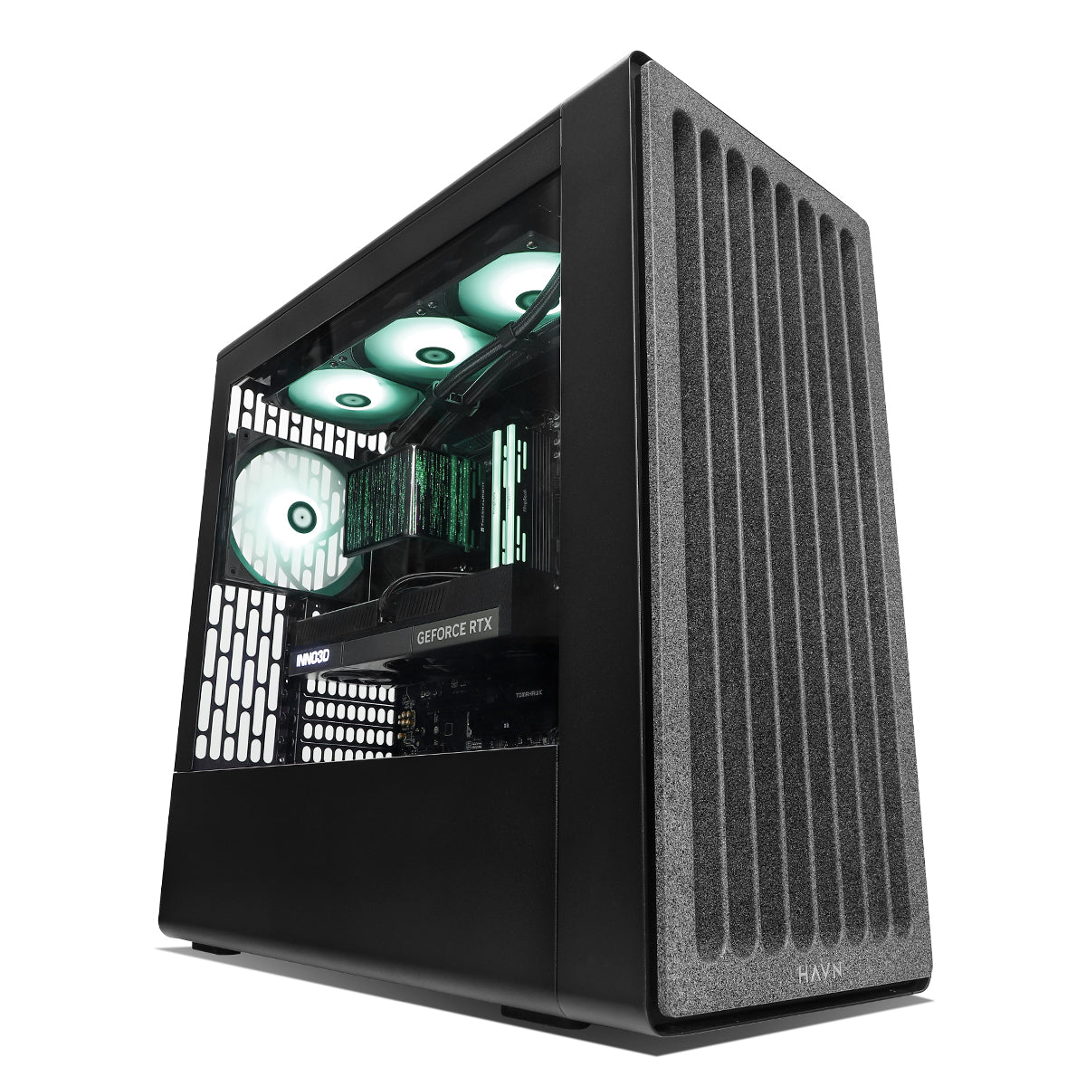 Praxis RTX 5070 Ti Ryzen 7 9800X3D Gaming PC - Dark
