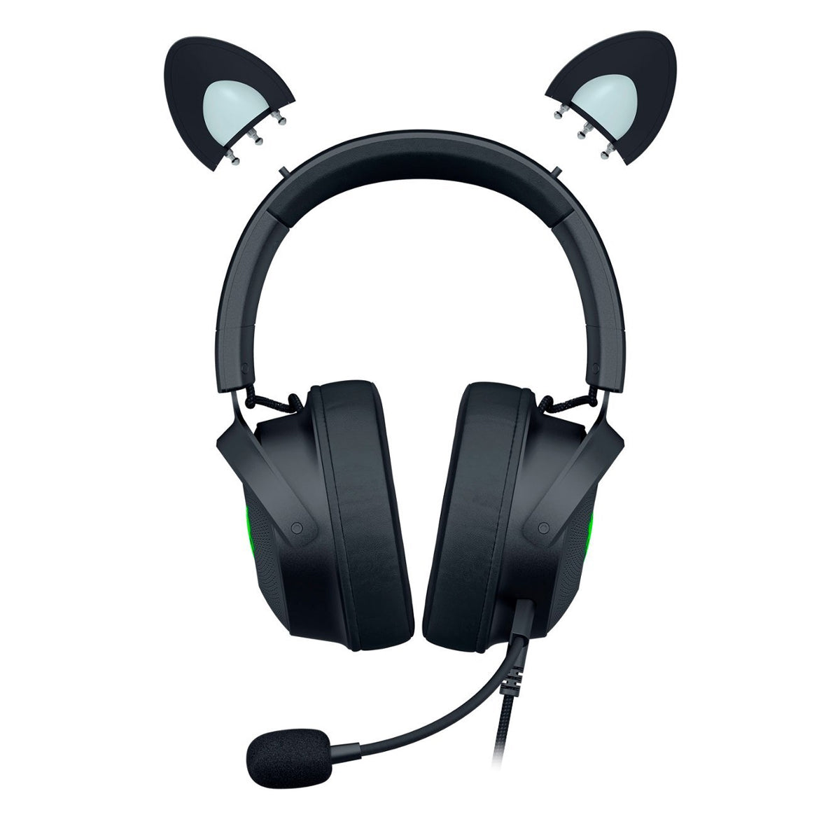 Razer Kraken Kitty V2 Pro Wired RGB Headset with Interchangeable Ears - Black