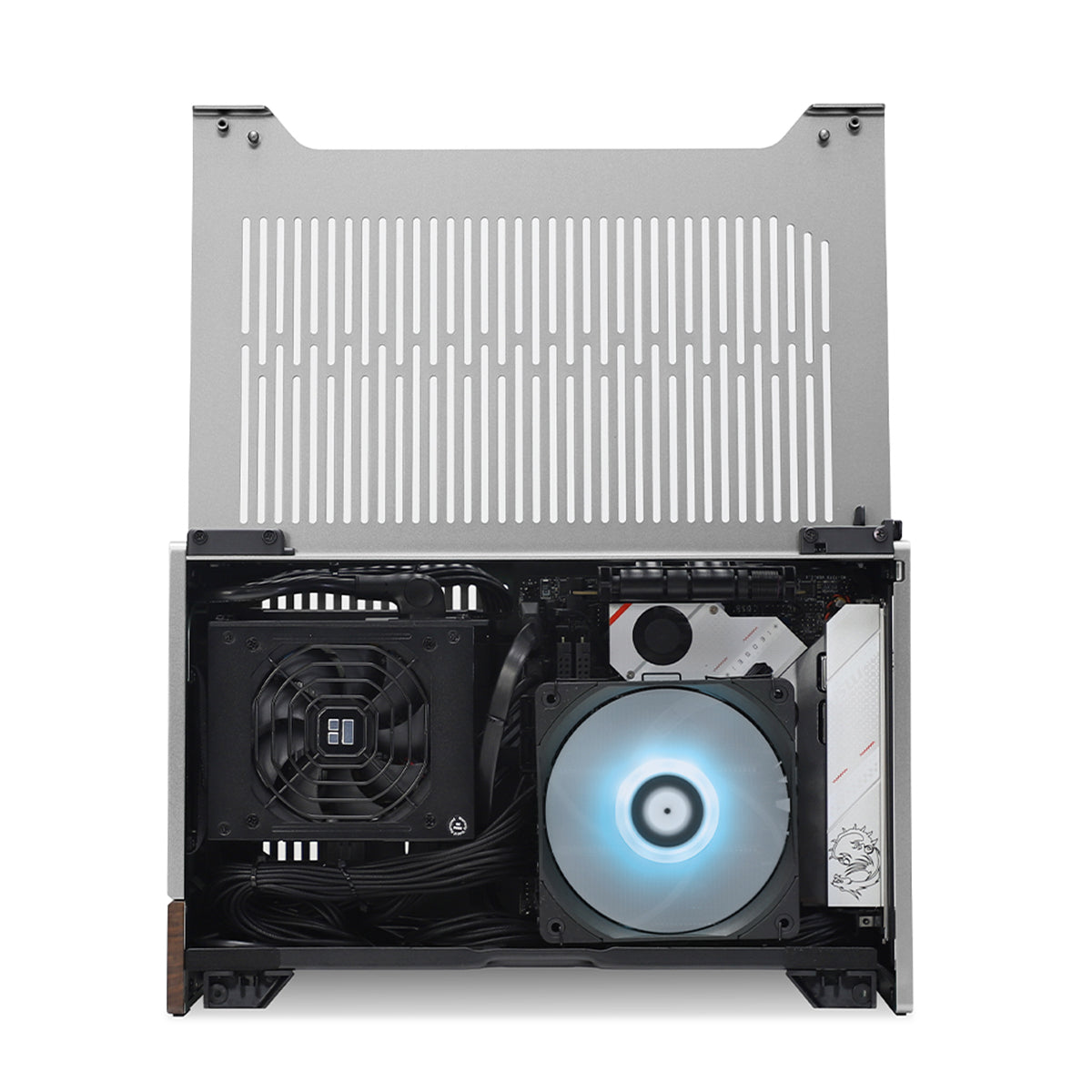 Atomic LUX RTX 5070 Ti Ryzen 7 9700X Gaming PC - SILVER