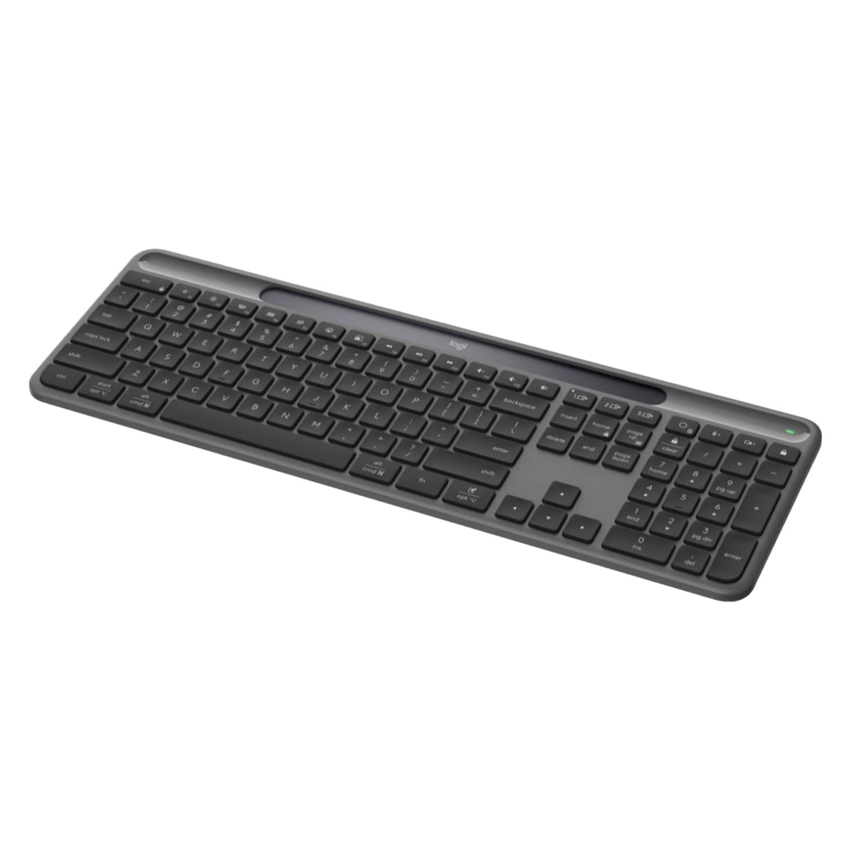Logitech K980 Signature Slim Solar+ Wireless Keyboard - Graphite