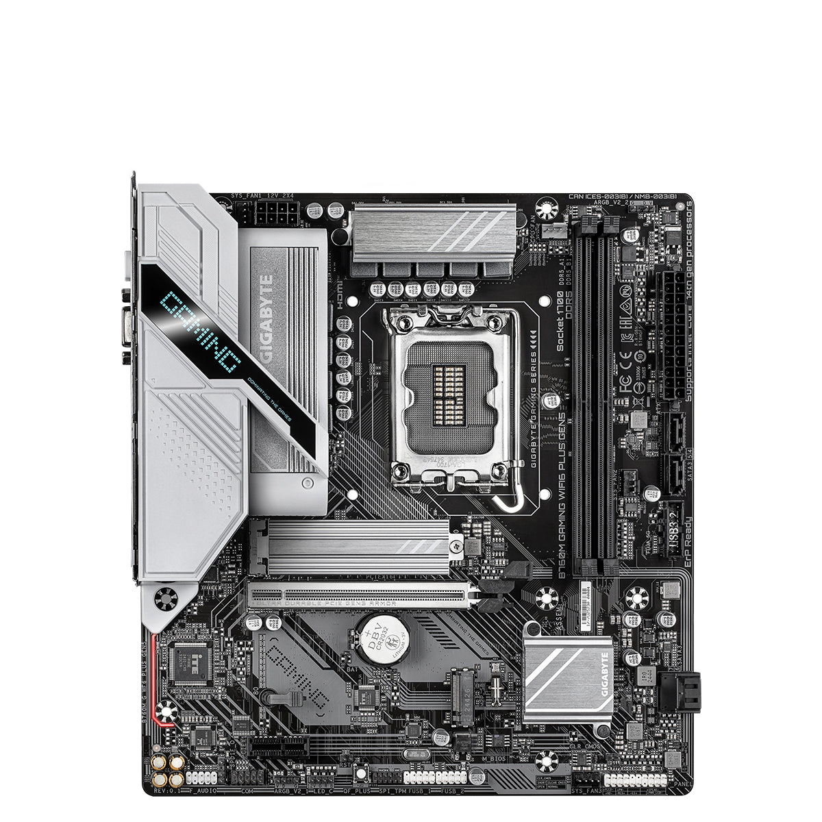 Gigabyte B760M GAMING WIFI6 PLUS GEN5 DDR5 mATX Motherboard