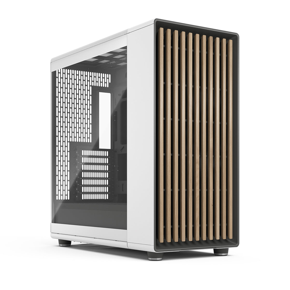 Fractal Design North XL RC Full Tower Case - Chalk White TG Clear