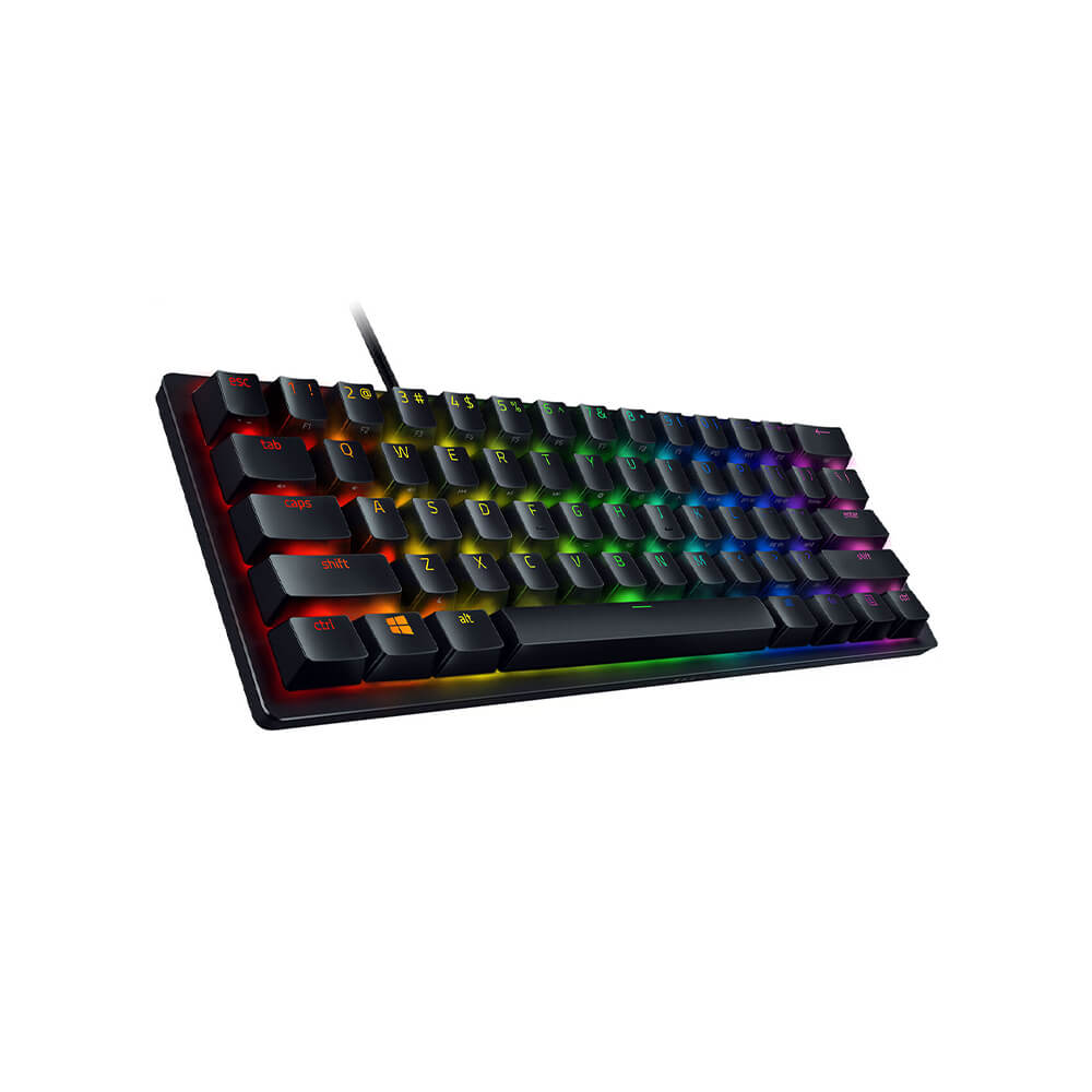 Razer Huntsman Mini 60% Optical Gaming Keyboard - Clicky Purple Switch