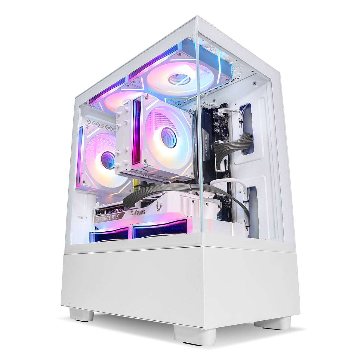Qubit NEX RTX 5060 Ryzen 5 5600X Gaming PC - WHITE