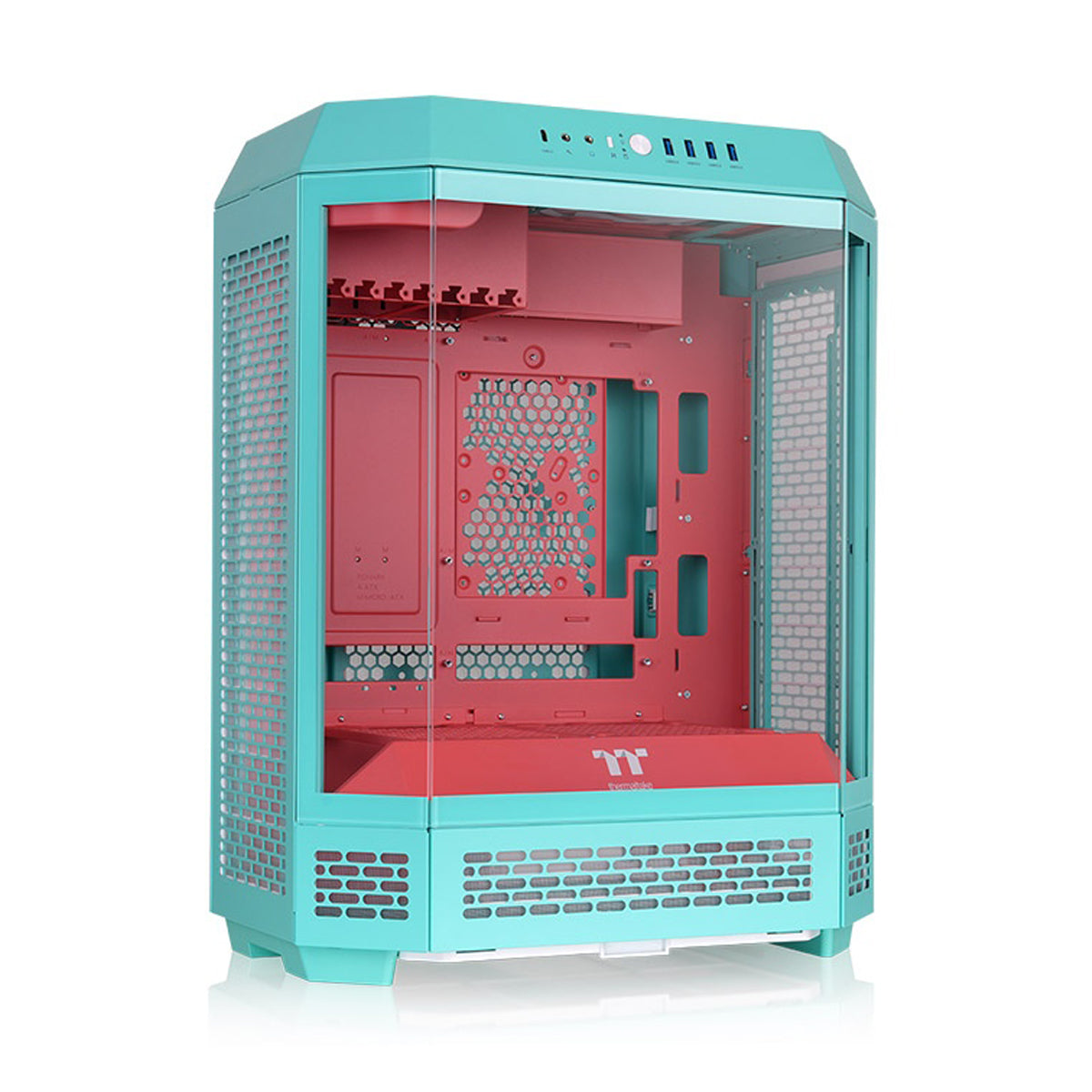 Thermaltake The Tower 600 Tempered Glass Mid Tower Case Mint Strawberry Edition