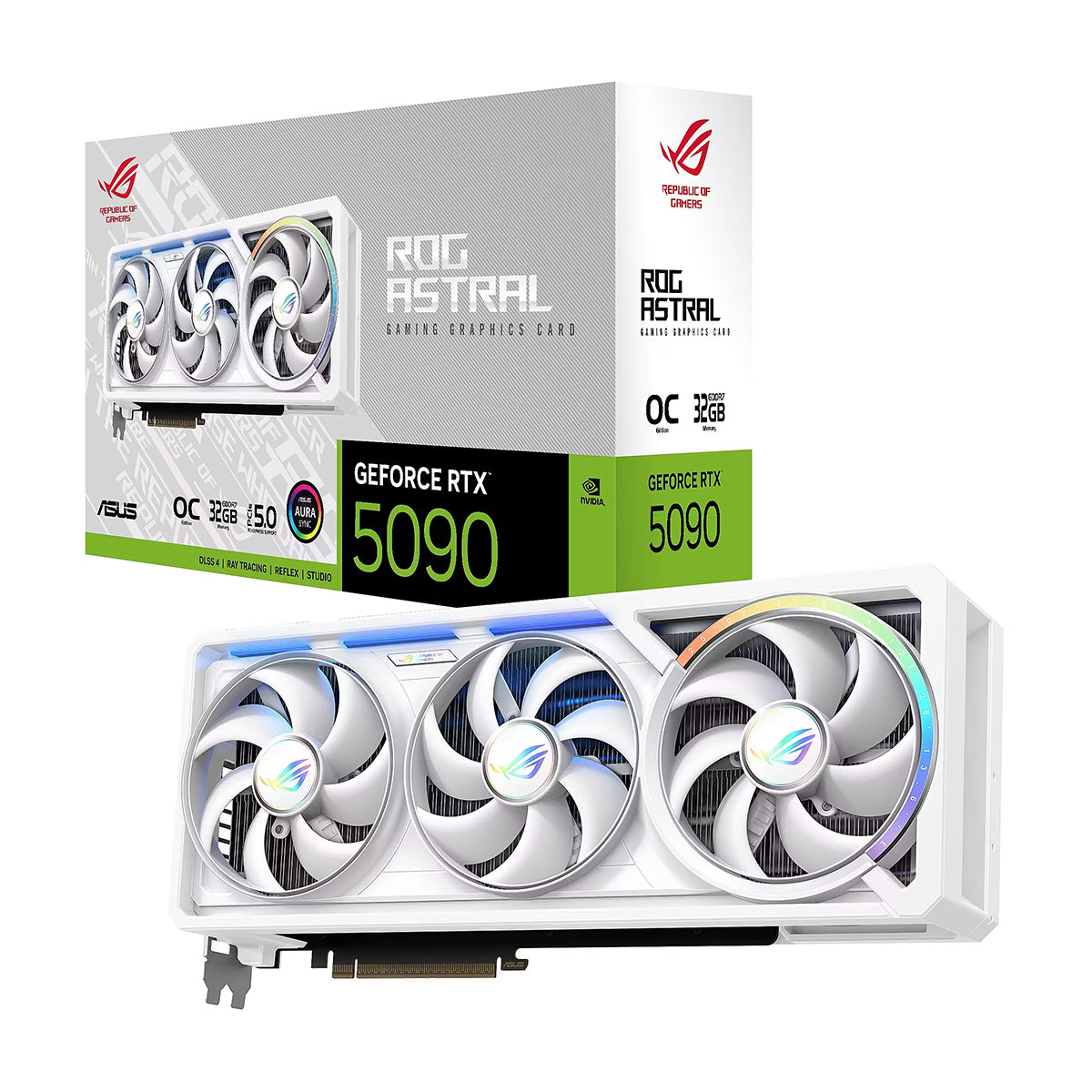 ASUS GeForce RTX 5090 ROG ASTRAL OC WHITE 32GB Graphics Card