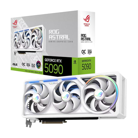 ASUS GeForce RTX 5090 ROG ASTRAL OC WHITE 32GB Graphics Card