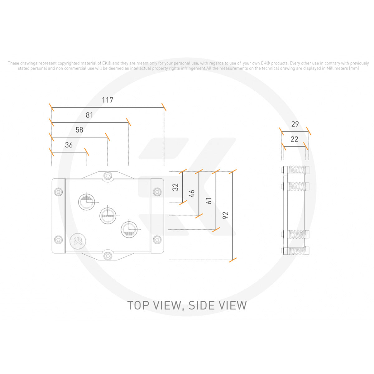 EKWB EK-Pro CPU WB SP5 Ni + Acetal