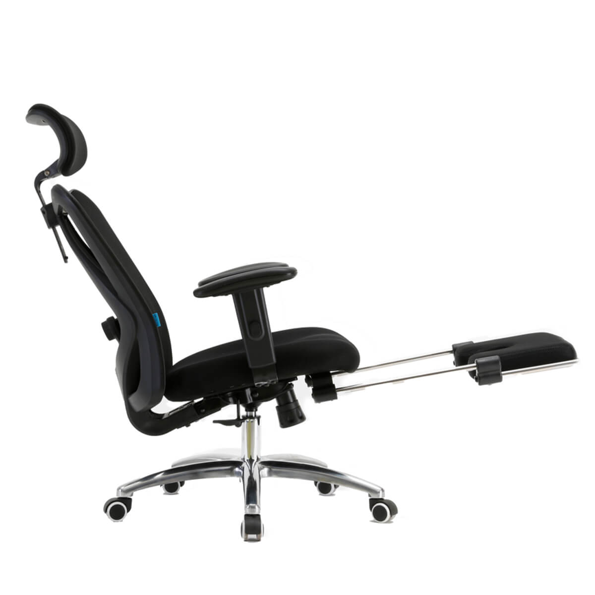 Sihoo M18 Ergonomic Mesh Office Black Chair With Legrest