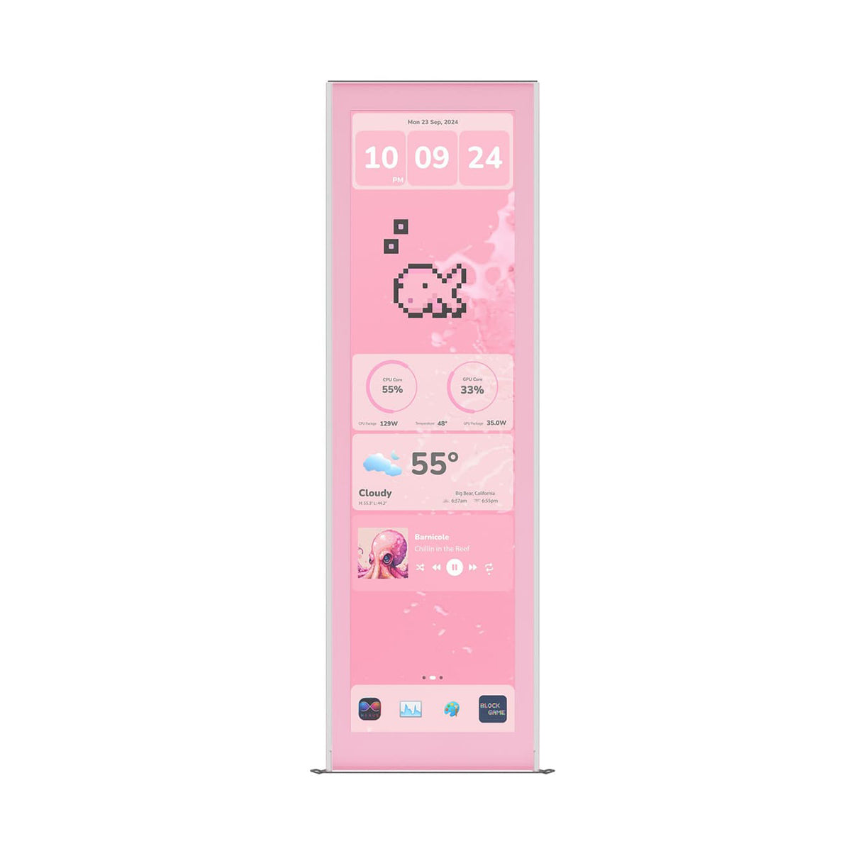 Hyte Y70 Touch Infinite Display Upgrade - Strawberry Milk