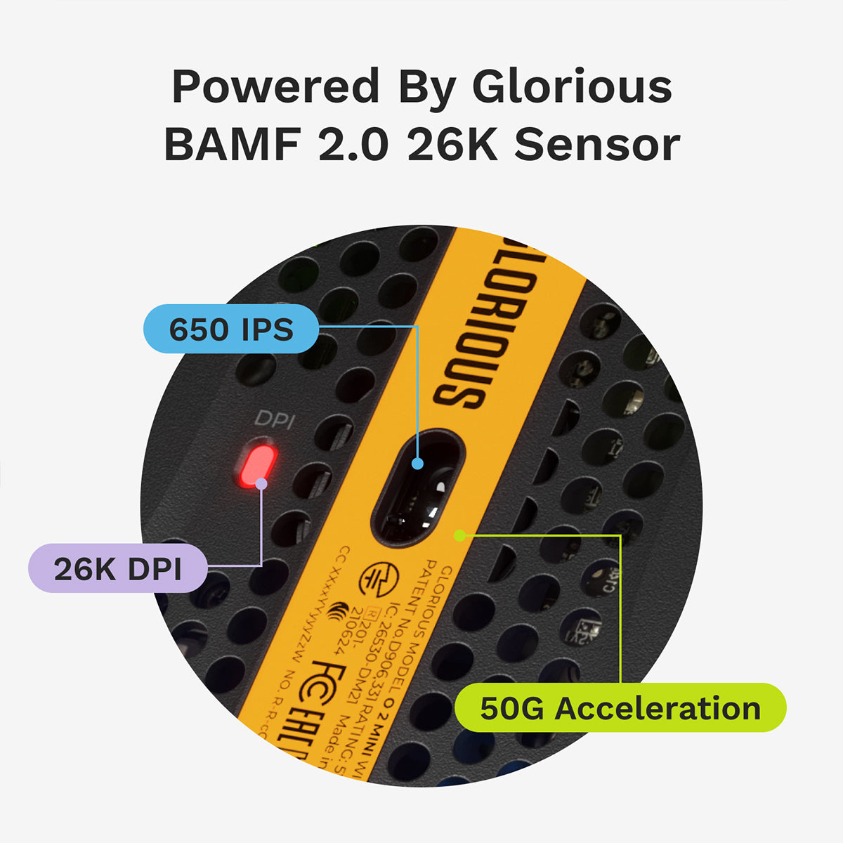 Glorious Model O 2 Mini Wired Gaming Mouse - Black