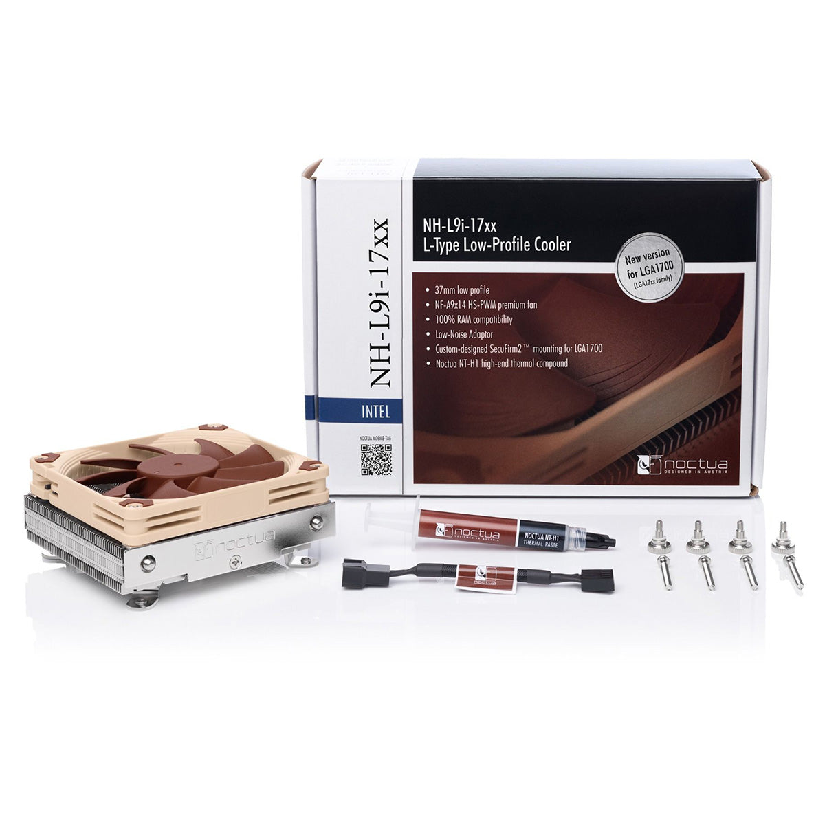 Noctua NH-L9i-17xx LGA1700/LGA1851 Low Profile CPU Cooler
