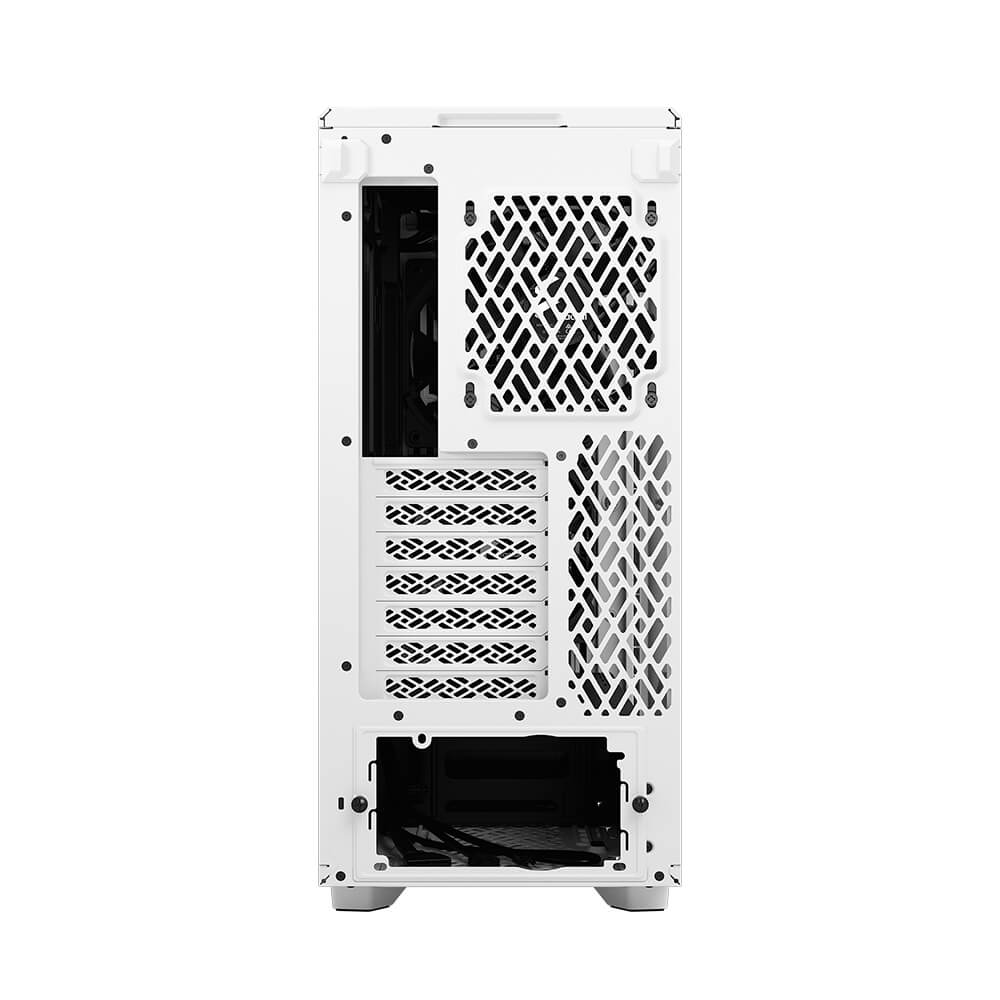 Fractal Design Meshify 2 Compact Mid Tower Case - White TG Clear Tint