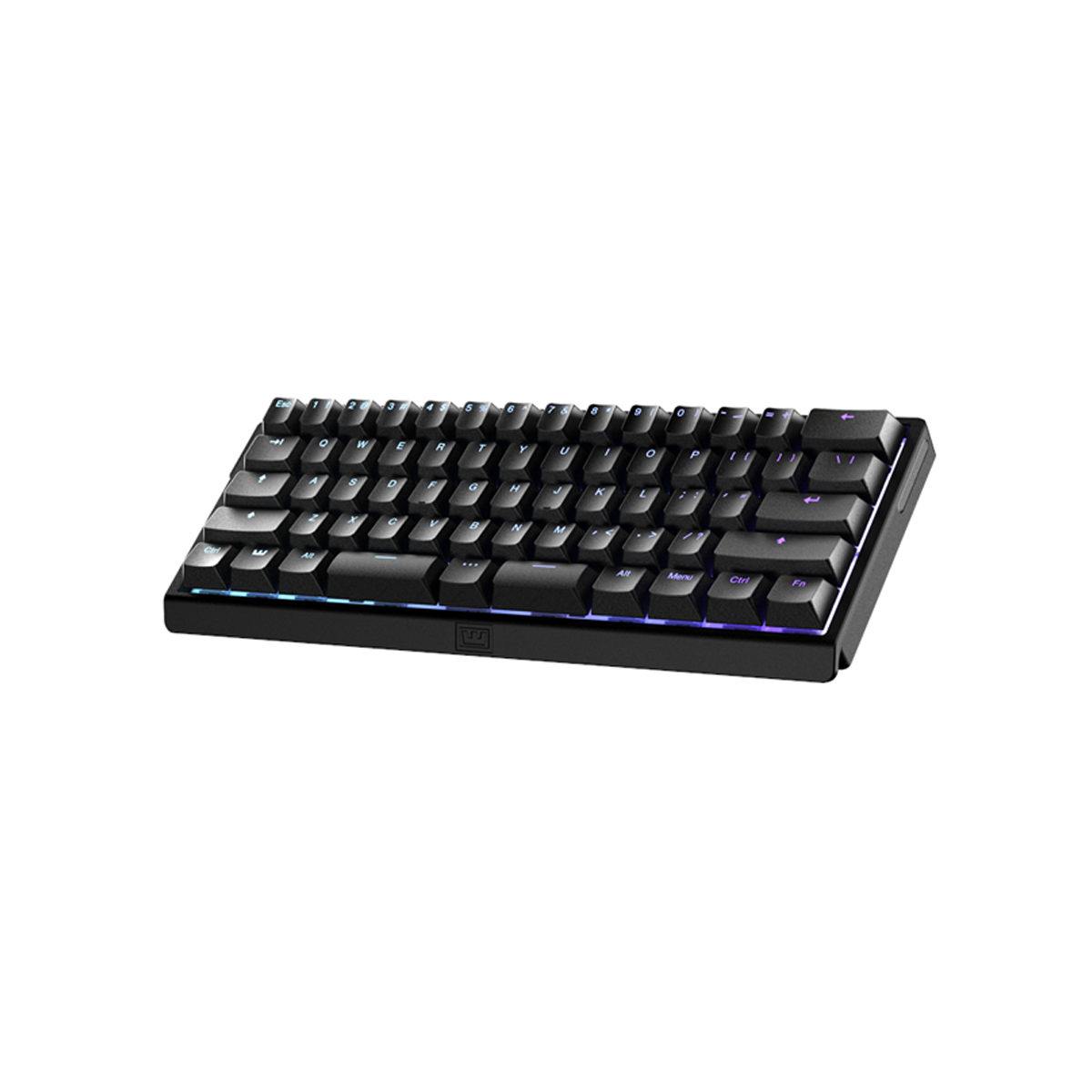 Wooting 60HE V2 60% Wired Aluminium Hall-Effect Gaming Keyboard Black - Split Spacebar