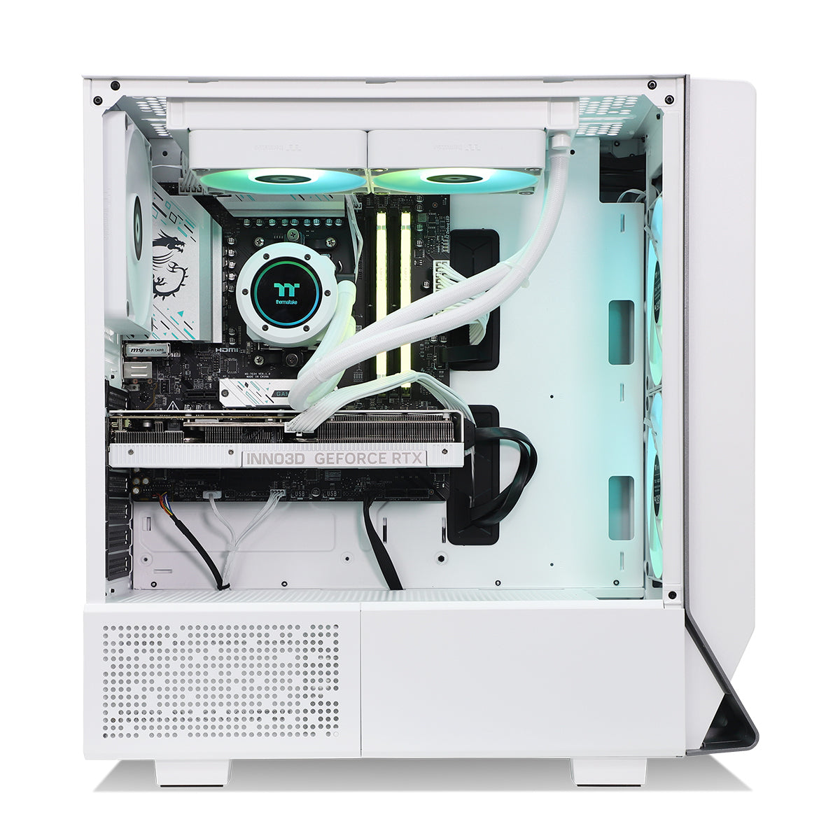 Blizzard RTX 5070 Ryzen 7 9700X Gaming PC - WHITE