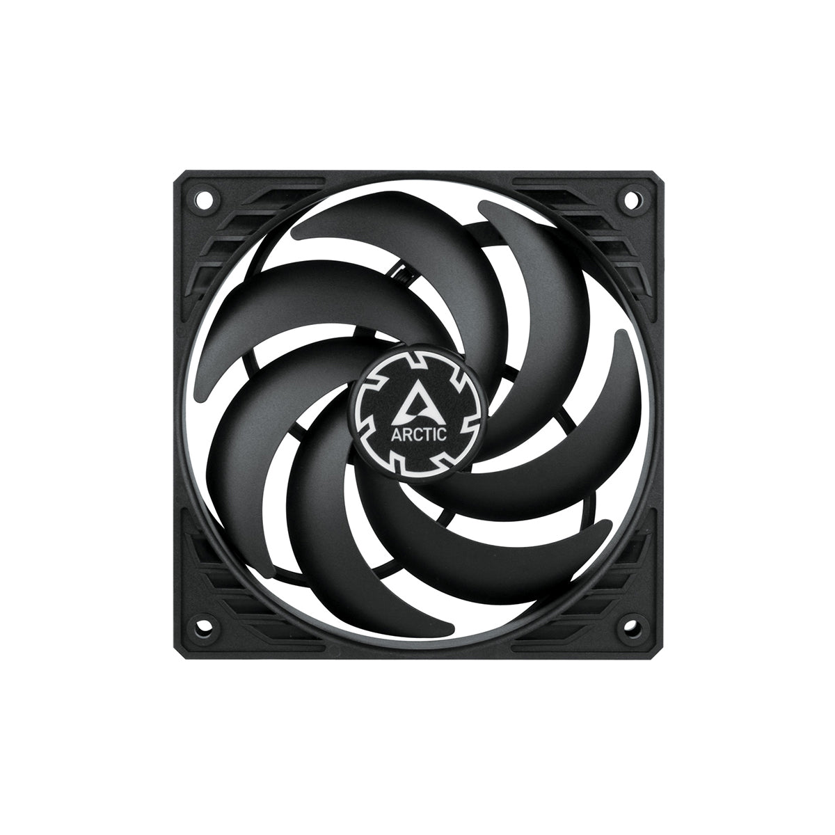 Arctic P12 Slim PWM PST 120mm Low Profile High Performance Fan Black - 3 Pack