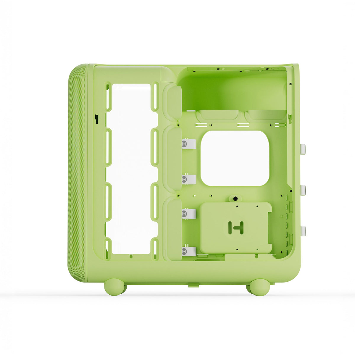 Hyte X50 Tempered Glass ATX Mid Tower Case - Matcha Milk