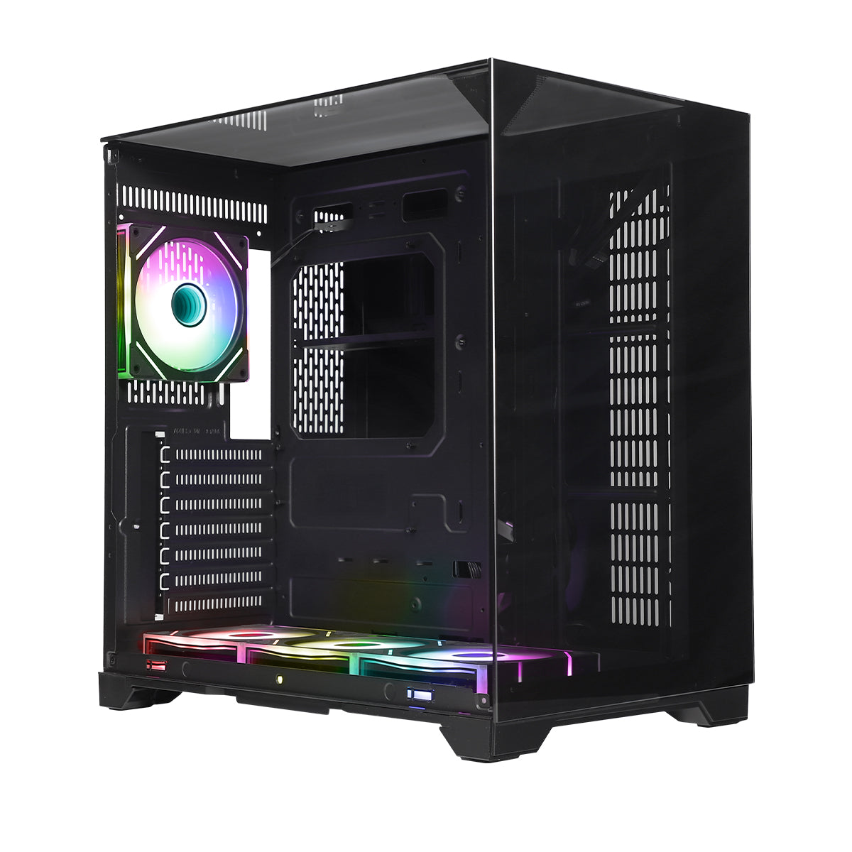 CL Lucent S3 USB Type-C Mid Tower Case - Black Mirror