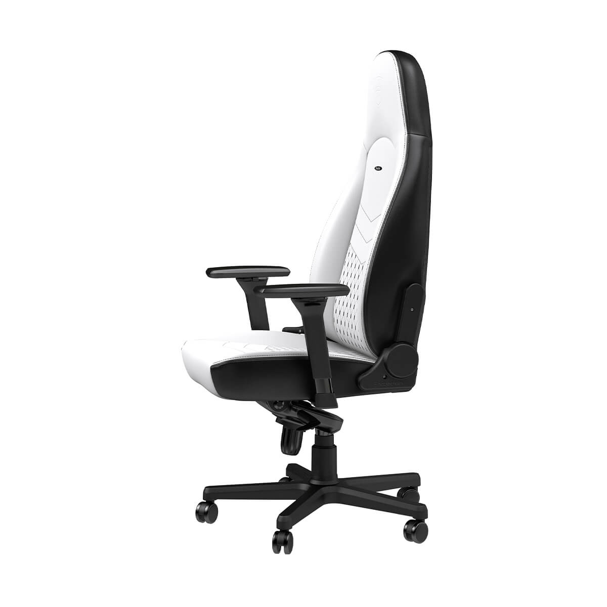 Noblechairs ICON Series Faux Leather Gaming Chair - White/Black - Showroom Demo Unit