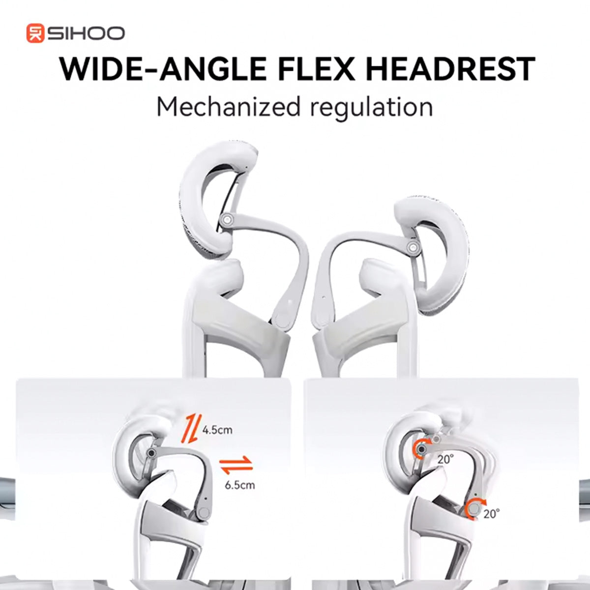 Sihoo C100 Mesh Ergonomics Office Chair - Grey